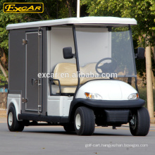 2 seats prices electric golf utility car with cargo